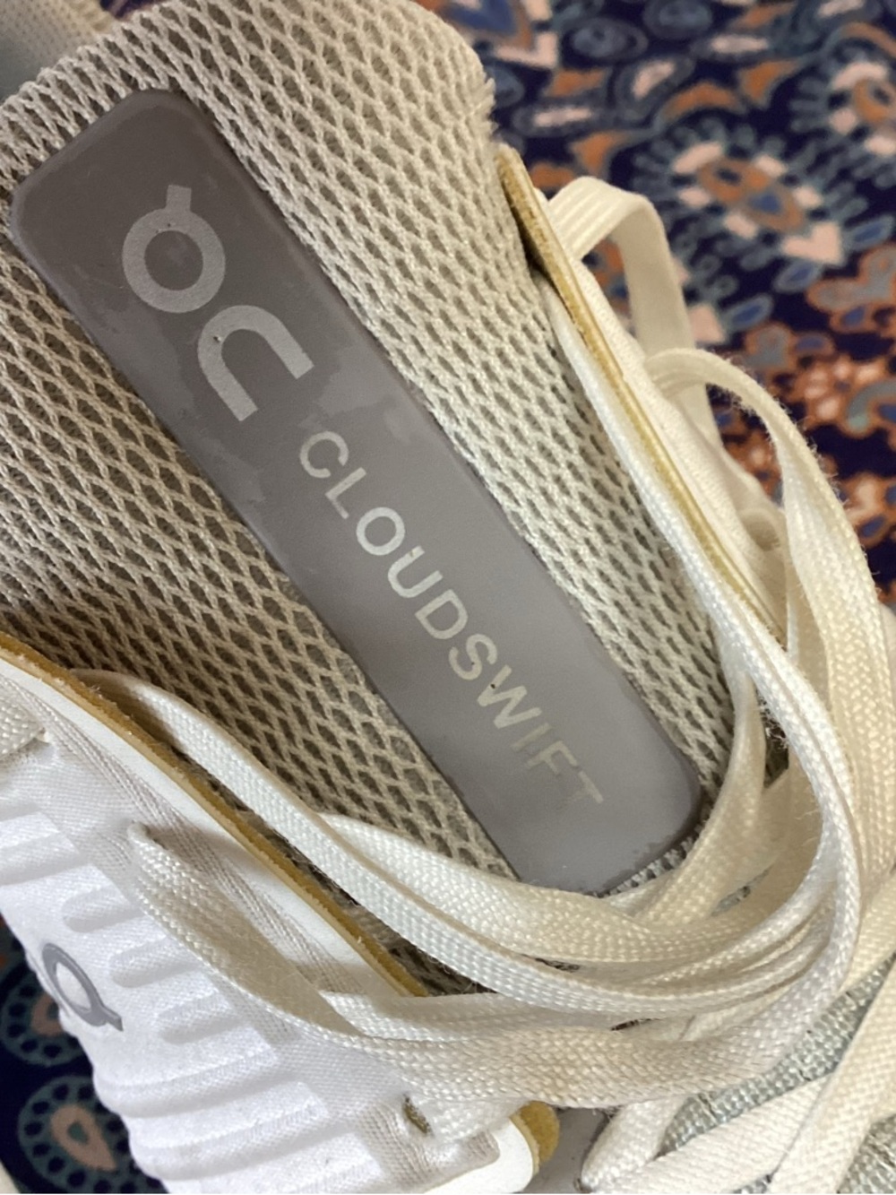 On Running Swiss EnginerrClodswift Off-White/Gray Running Sneakers 9W - Picture 12 of 16